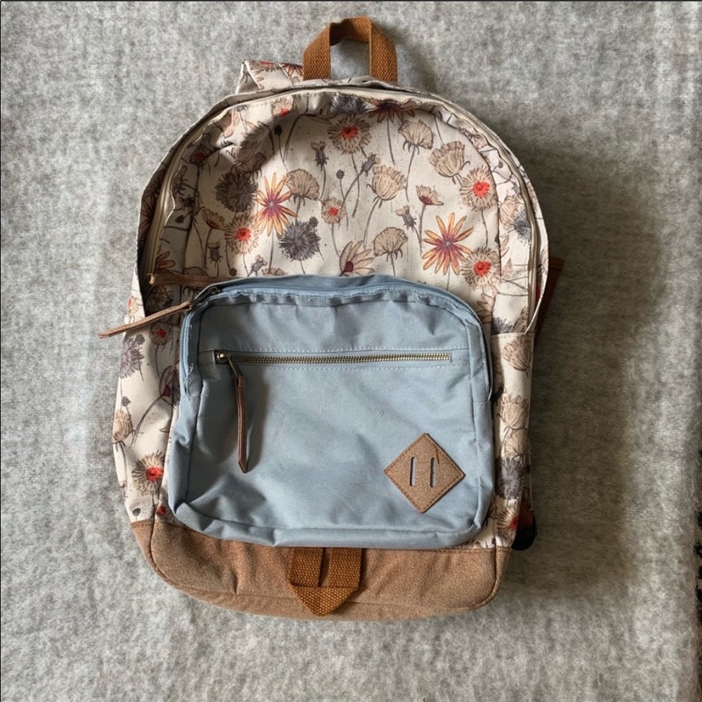 Floral back pack
